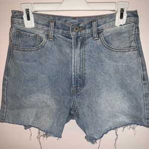 j.galt brandy melville blue mom jean shorts